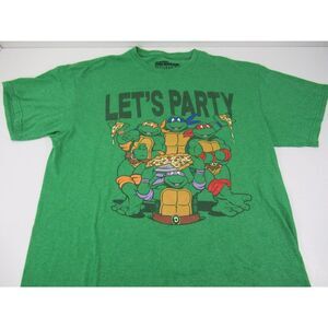 Men's‎ Teenage Mutant Ninja Turtles T-shirt Let's Party size Med 2015 A7